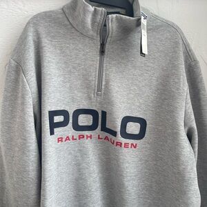 Ralph Lauren Gray Zip-Up Men's Sweater